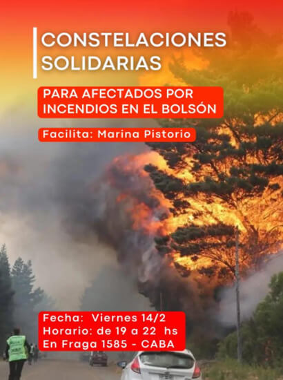 Taller de Constelaciones Solidarias para restauración de los daños por los incendios en Córdoba