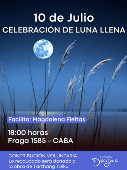 CEREMONIA DE LA LUNA: Canto de mantras para superar obstáculos.